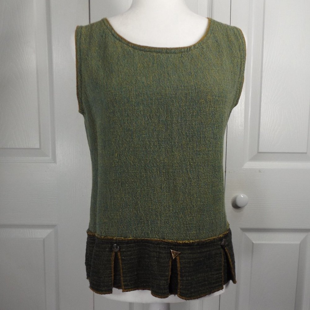tribe OAK Hand Woven 2 Piece Top & Jacket S - Picture 3 of 15